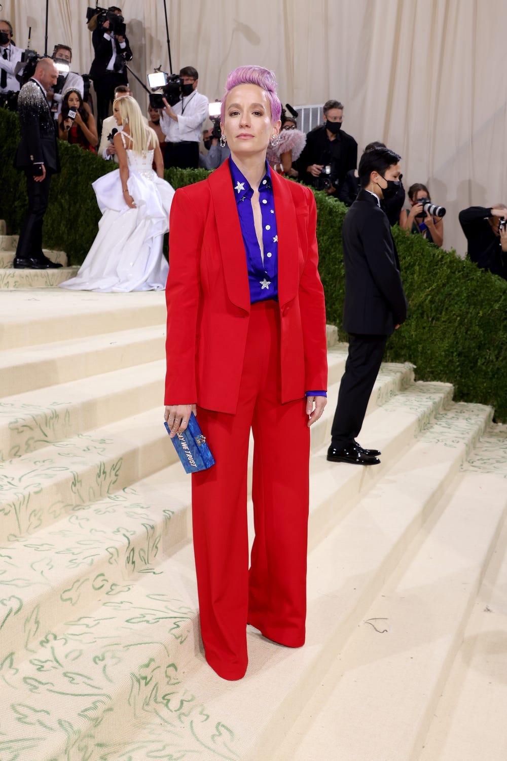 Megan Rapinoe Wore Star-Spangled Outfit to Met Gala 2021
