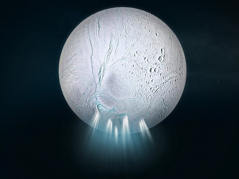 Saturn's moon Enceladus