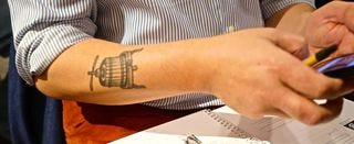 A - Auction – Kenneth Olsen tattoo A - Auction – Kenneth Olsen tattoo