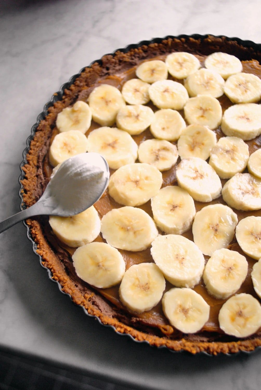 biscoff banoffee pie