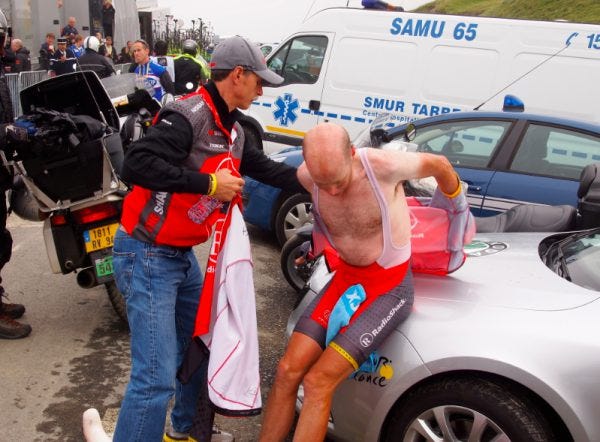 Horner Tourmalet TDF 2010 photo twisted spoke