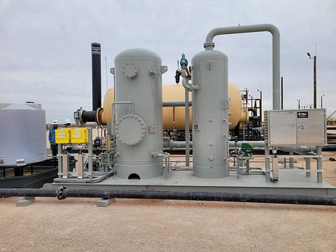 H2S sweetening removal tower