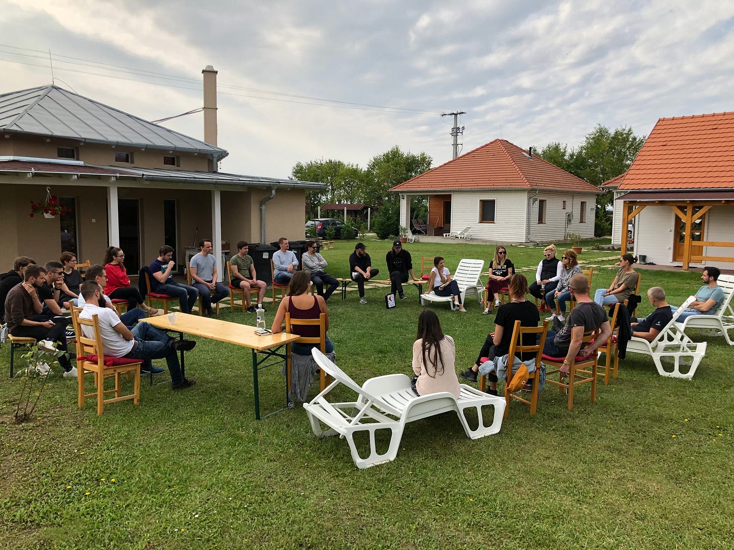 May be an image of 16 people and table