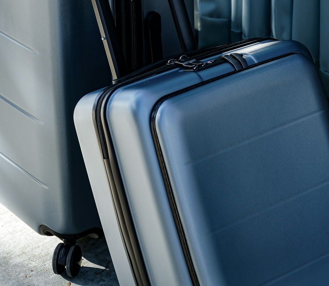 a couple of luggage bags