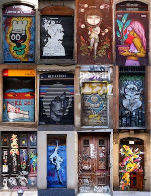 street art in Barcelona