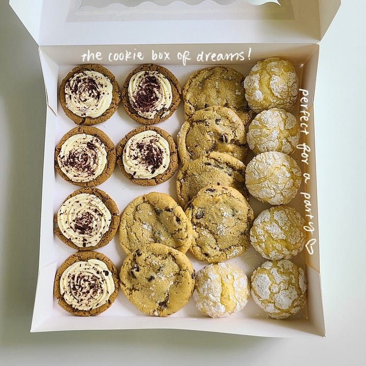 The Accidental Baker gluten-free baked goods all in a box