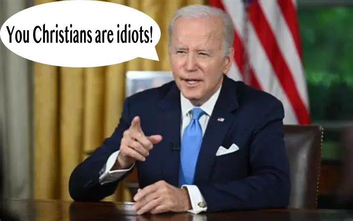 President Biden Announces there are no Anannuki.