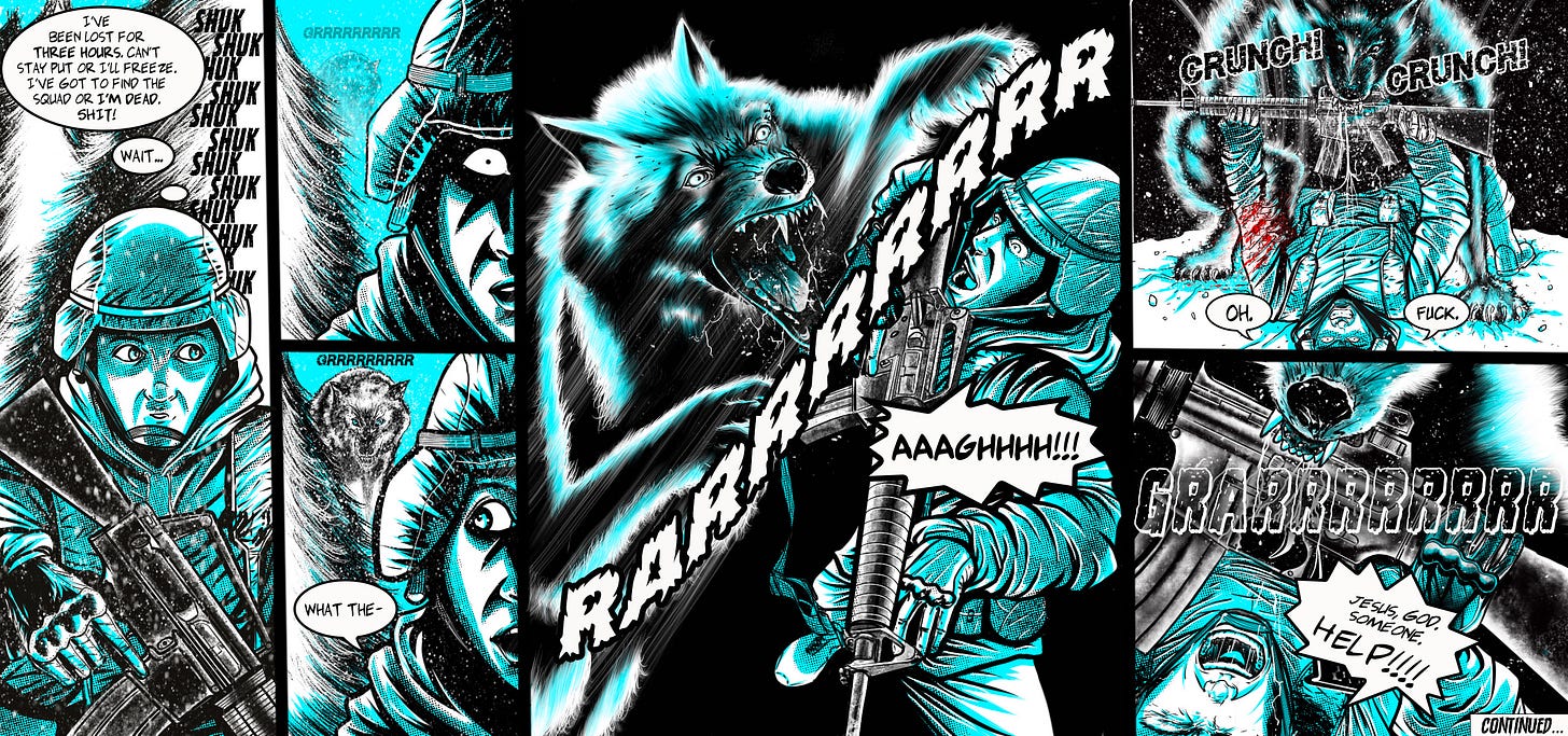 paul shirey, arctic ninja comic