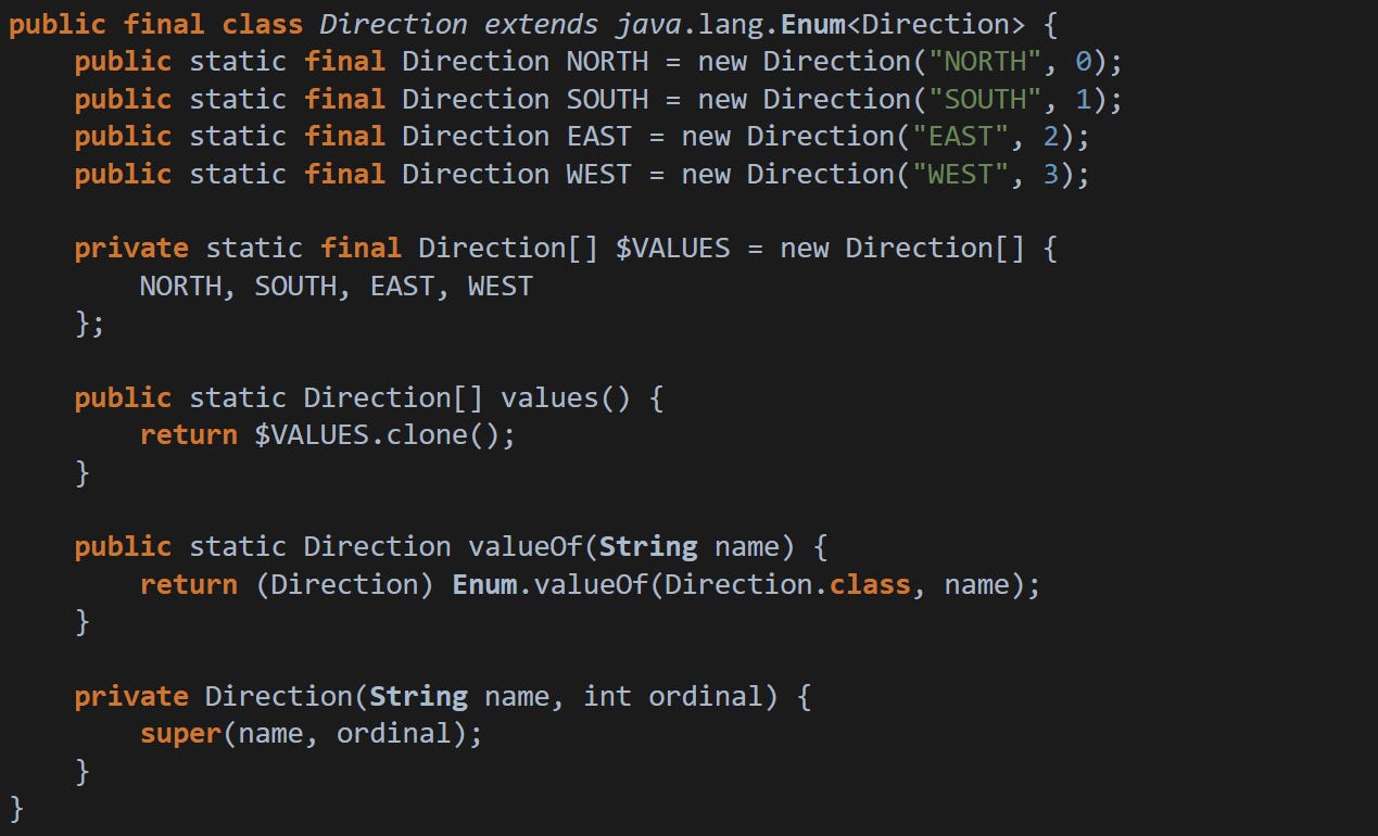 Kotlin Enum Classes and the Companion JVM Code