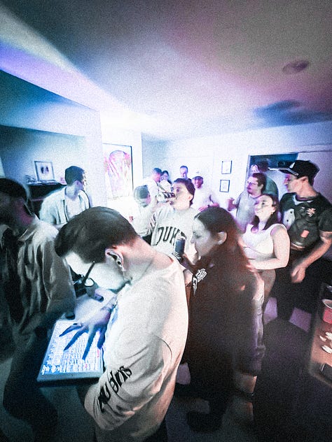 cool band, cool fans, secret show house party