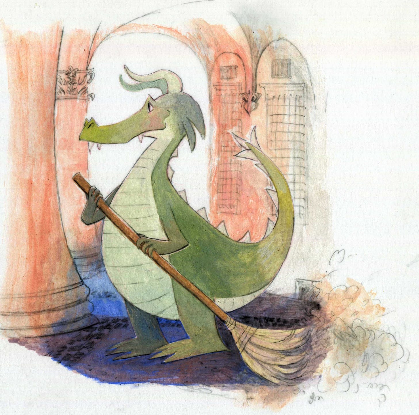 Kayla Stark Dragons Shouldn't Character illustration