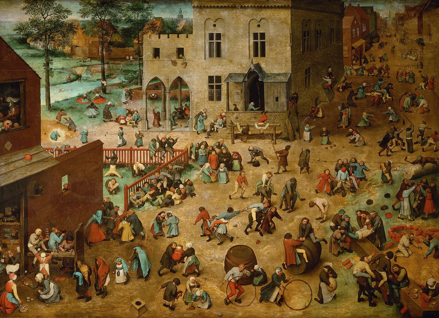 Bruegel Children's Games painting Bruegel Children's Games painting