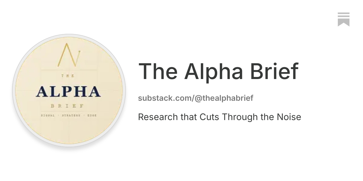 The Alpha Brief | Substack
