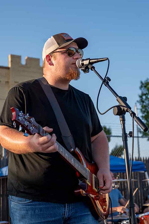 Baylor Rose performs in Vernon, Texas, June 2025