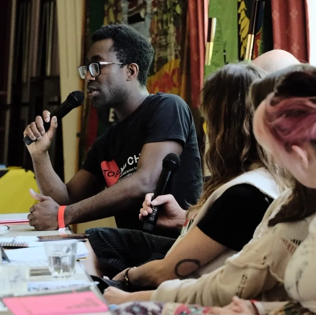 Image of executive director Habib Kadiri speaking at Norwich Transformed 2025