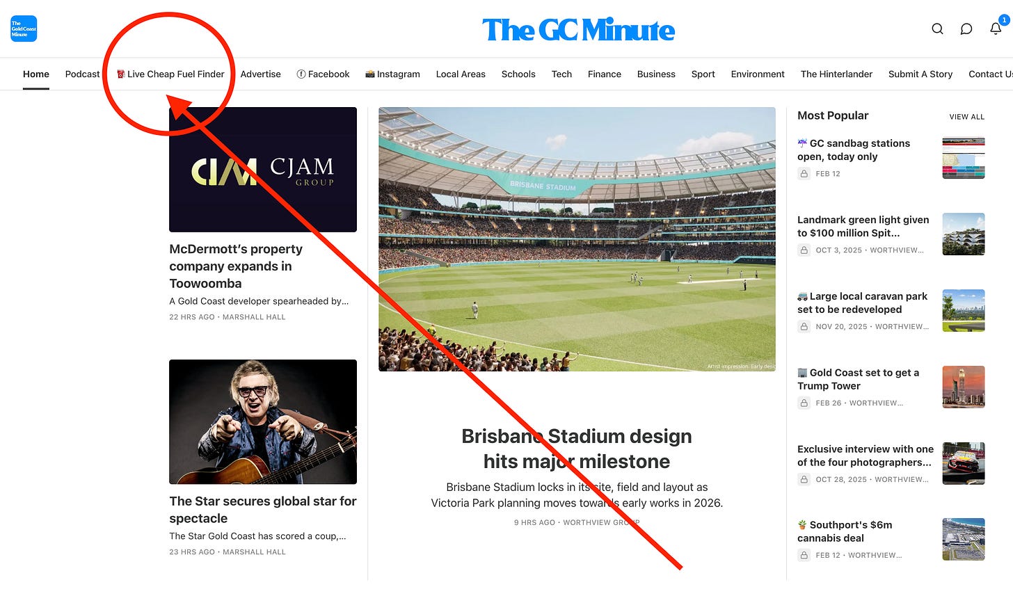 Where to find the cheapest fuel on the Gold Coast