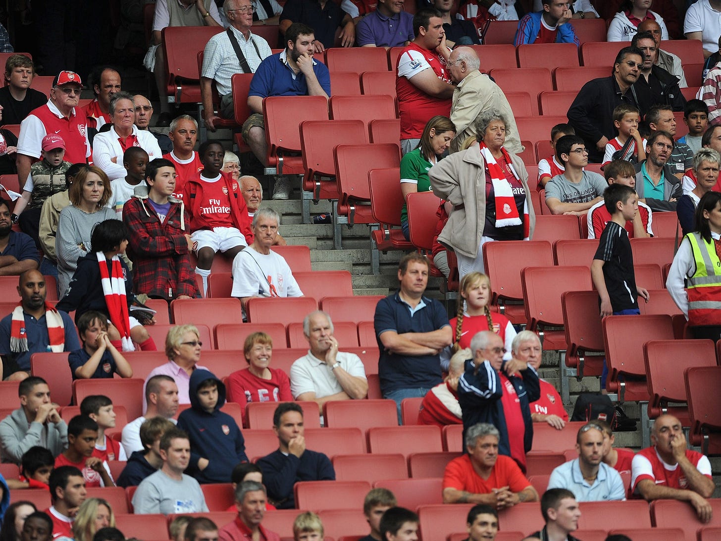 Arsenal set for lowest-ever Premier League attendance at Emirates Stadium  against West Bromwich Albion | The Independent | The Independent