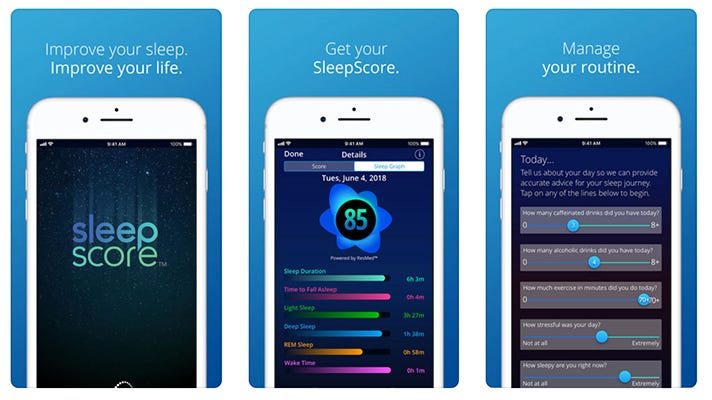 SleepScore's new app monitors sleep quality using soundwaves |  MobiHealthNews