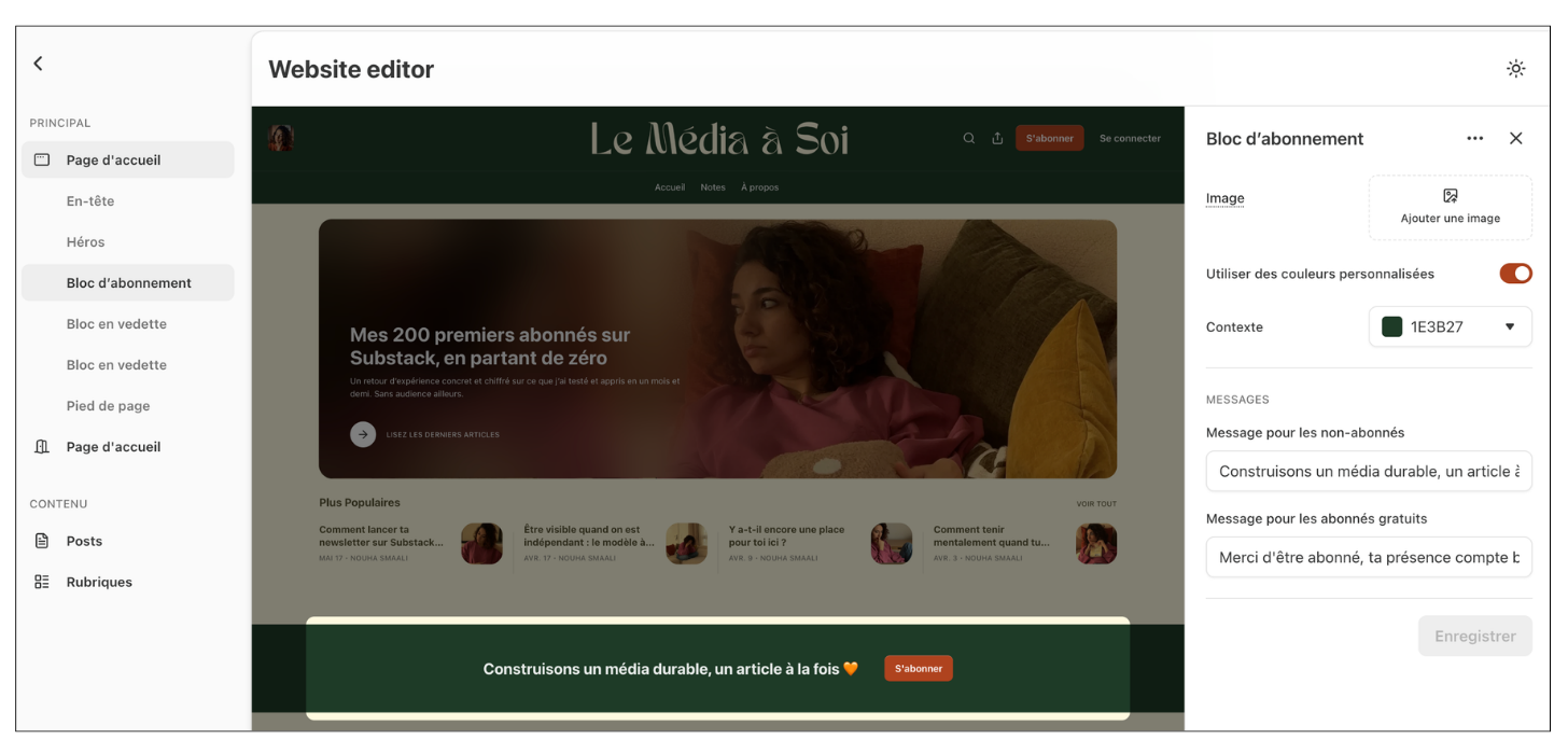 Réglages Substack : les paramètres à configurer avant de chercher plus ...