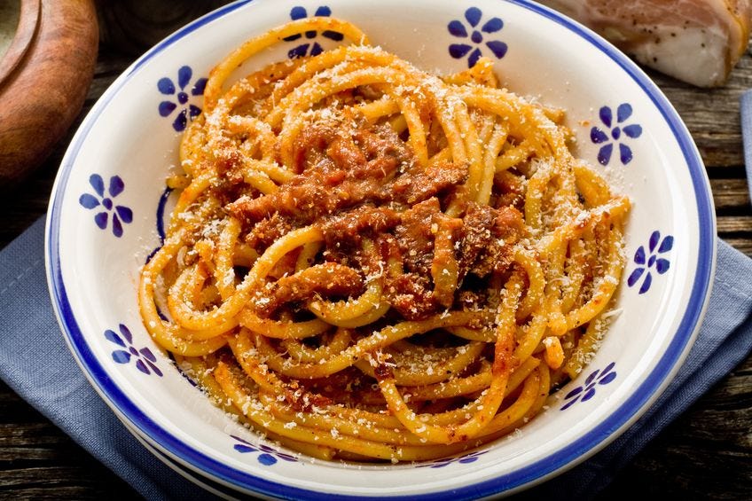 Bucatini; the spaghetti with a hole! – The Pasta Project