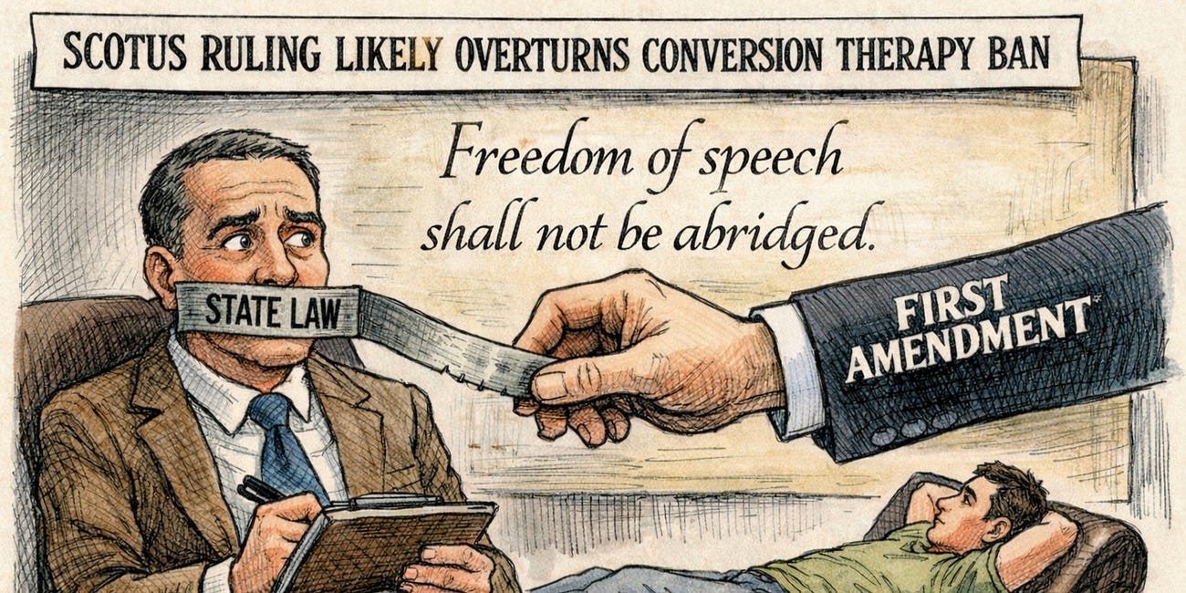 *Breaking News* Supreme Court Ruling On Colorado Ban On “Conversion Therapy” Imperils Similar California Law