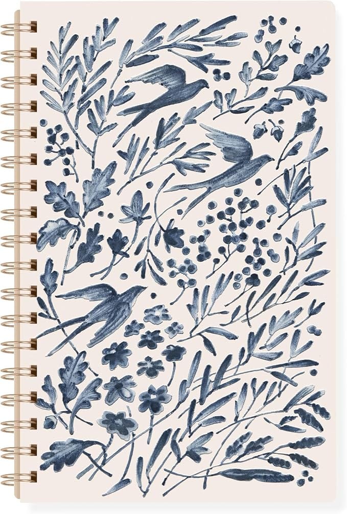 Fringe Studio Classic Paperback Spiral Journal, PROVENCE 6&#34; w x 9.5&#34; h, 160 pages, Memento Collection (140PA002FSC)