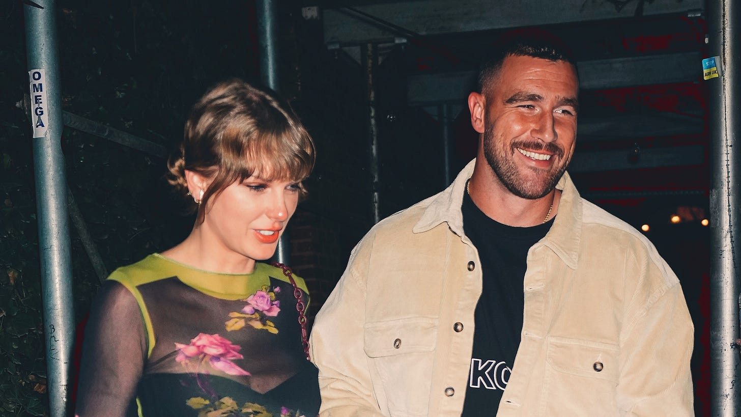 Taylor Swift and Travis Kelce Taylor Swift and Travis Kelce