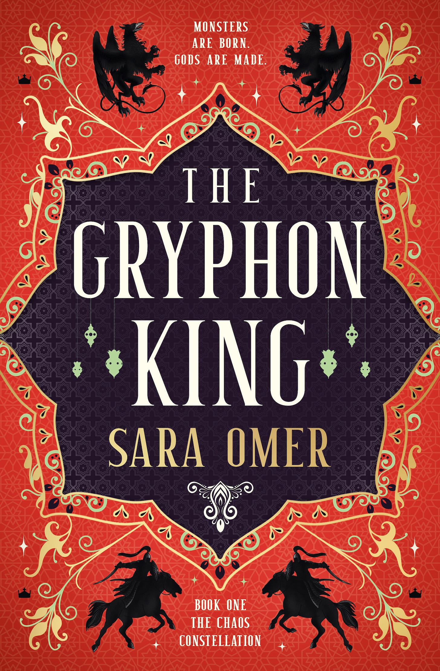 Book cover for The Gryphon King by Sara Omer