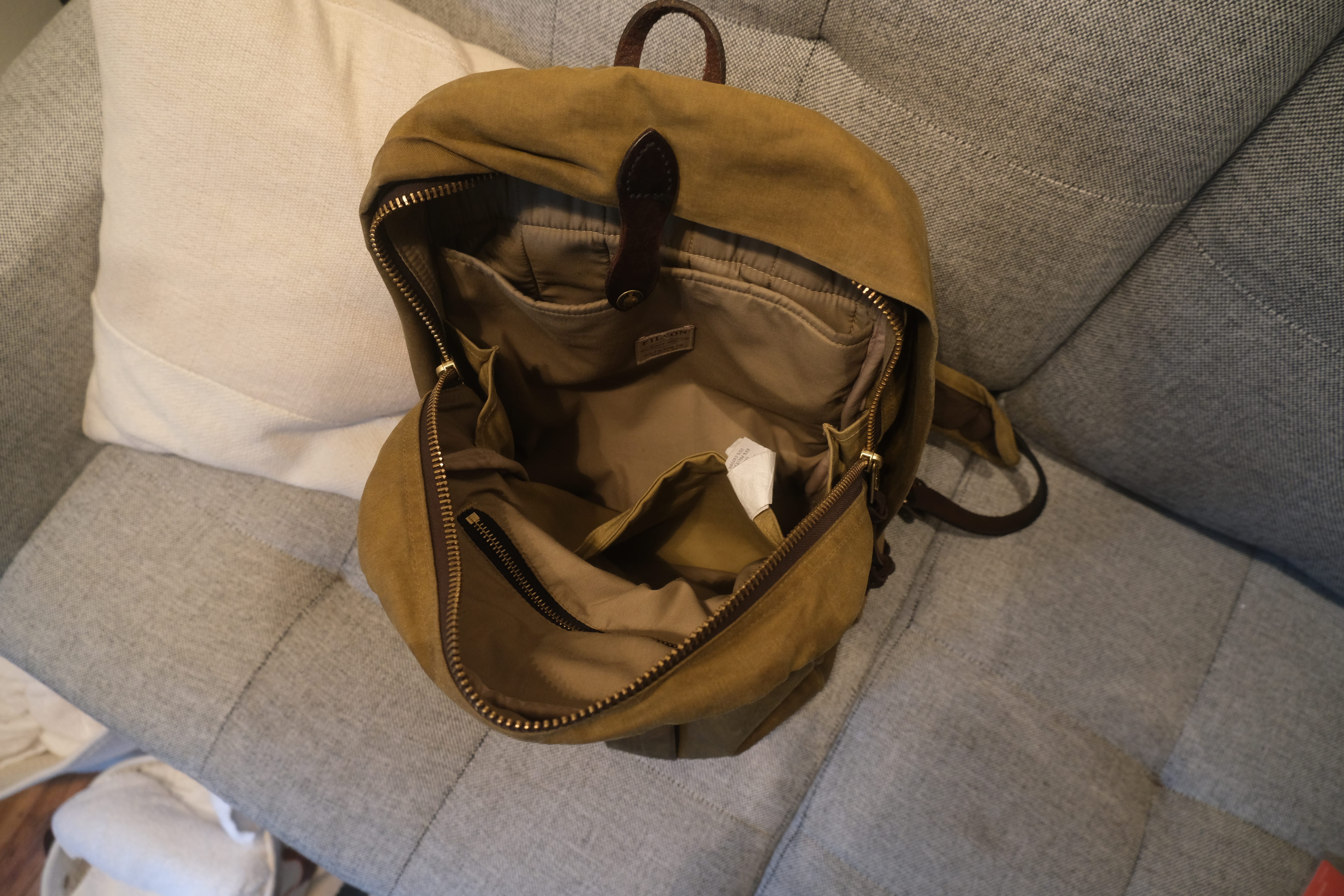 You should buy the Journeyman Filson backpack