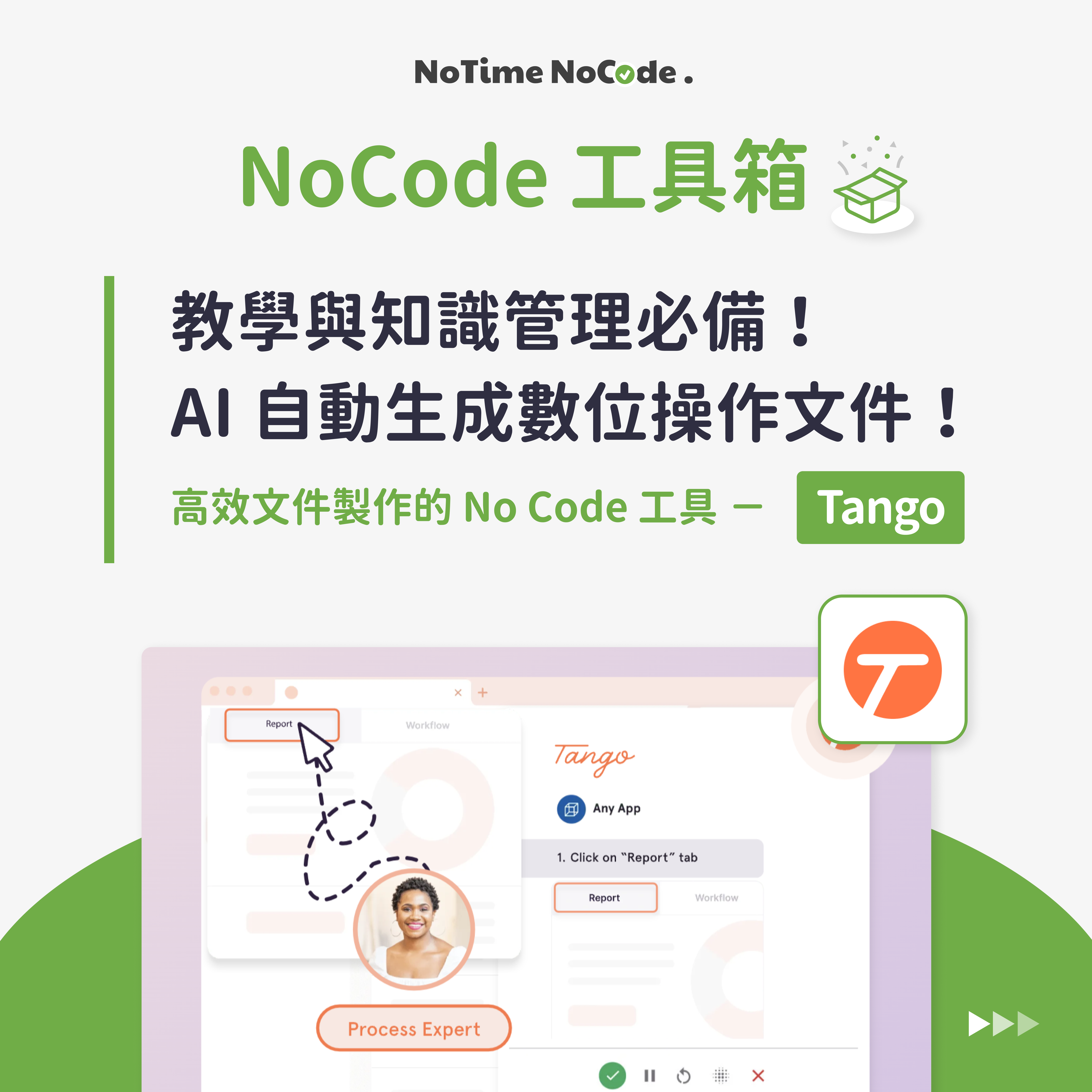 NoCode 工具箱】Tango－教學與知識管理必備！AI 自動生成數位操作文件