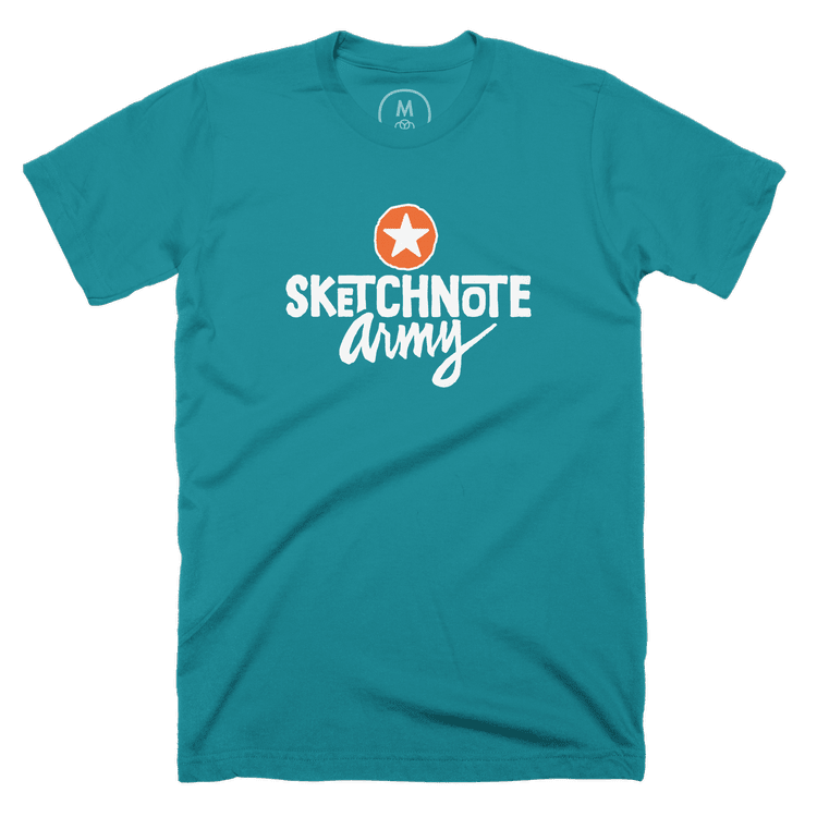 sketchnote-army – 0047 – 100% Cotton – Men – Tee – Tropical Blue.png