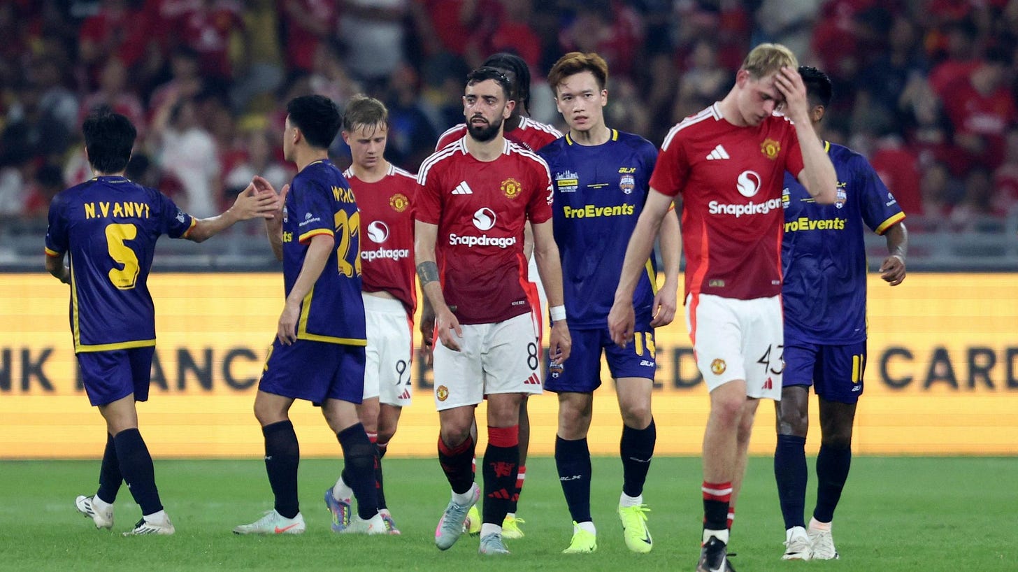 Man Utd booed off after 1-0 defeat by ASEAN All-Stars in Malaysia - BBC  Sport