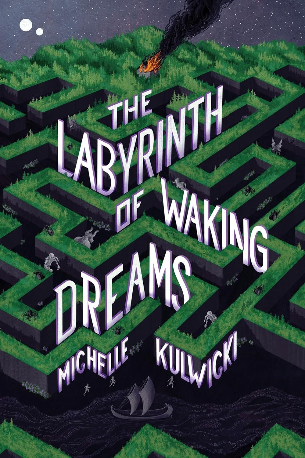 Book cover of "The Labyrinth of the Waking Dead"