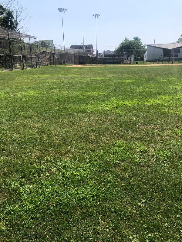 Baseball field at South Side Park.