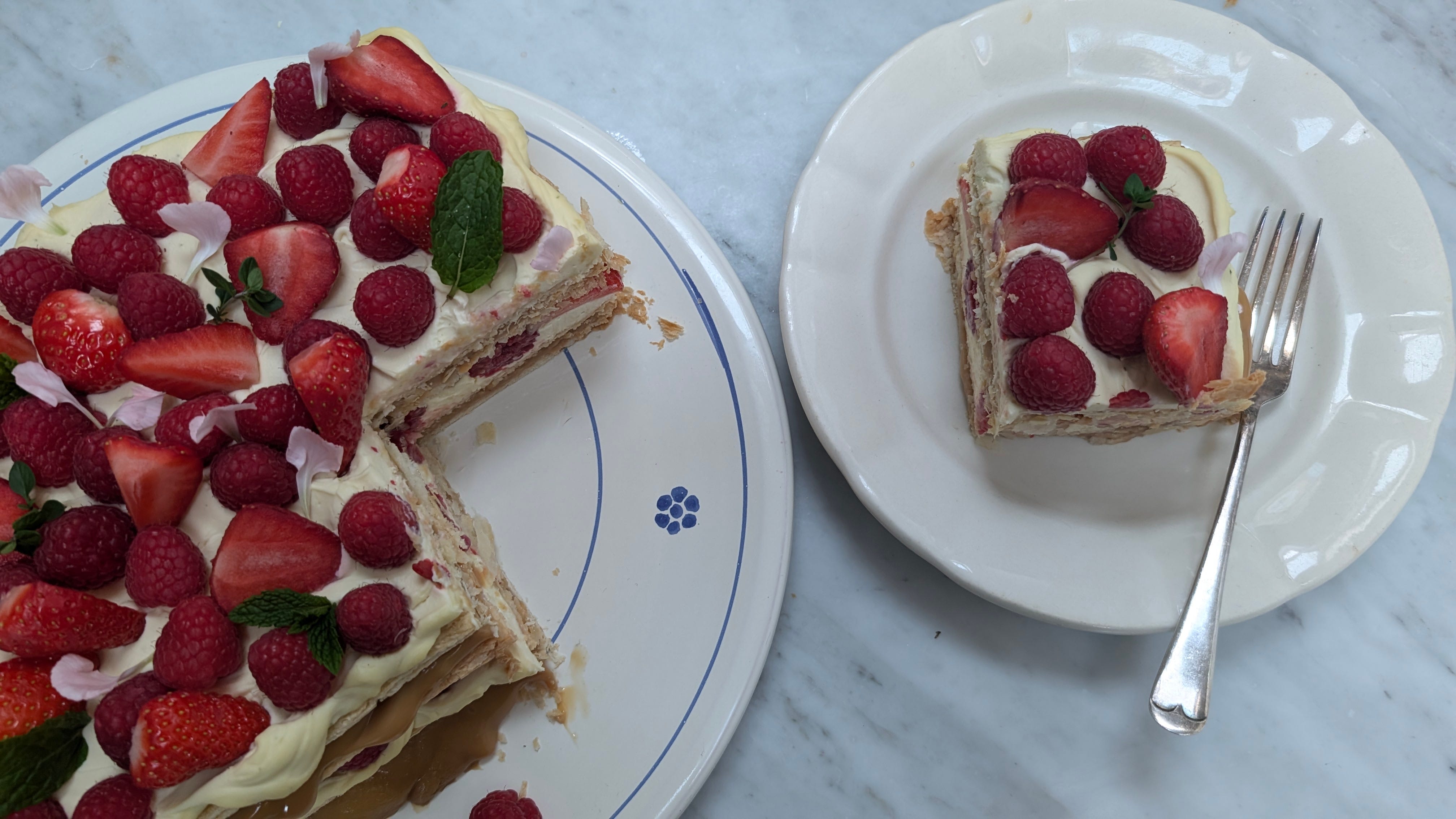 Torta Amor de Albahaca (Basil Thousand-Layer Love Cake)