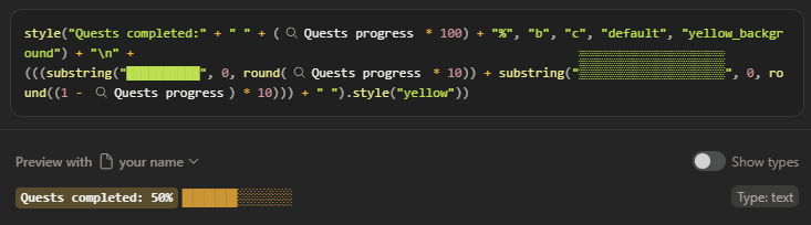 create aesthetic XP bar in Notion to track wins instead of work