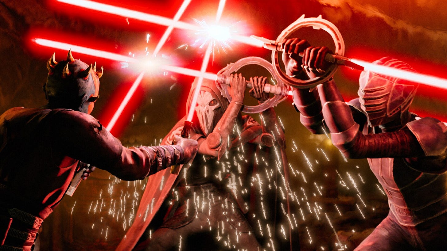 Maul duels both inquisitors.