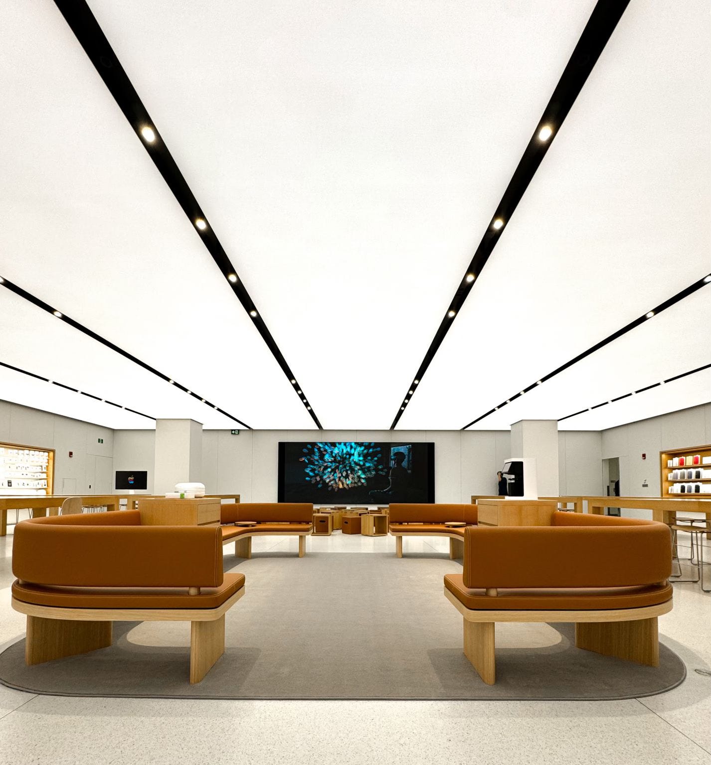 The Demo Zone at Apple Eaton Centre. The Demo Zone at Apple Eaton Centre.
