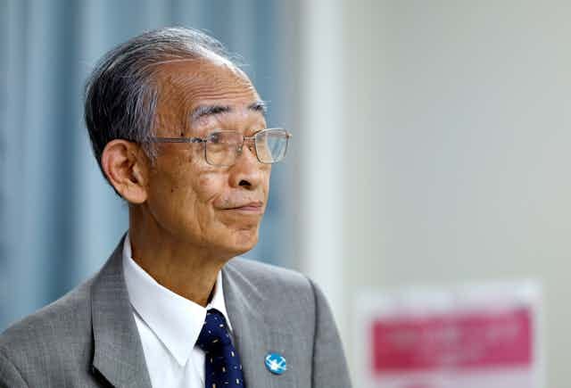 Nihon Hidankyo's deputy secretary-general, Jiro Hamasumi. Nihon Hidankyo's deputy secretary-general, Jiro Hamasumi.