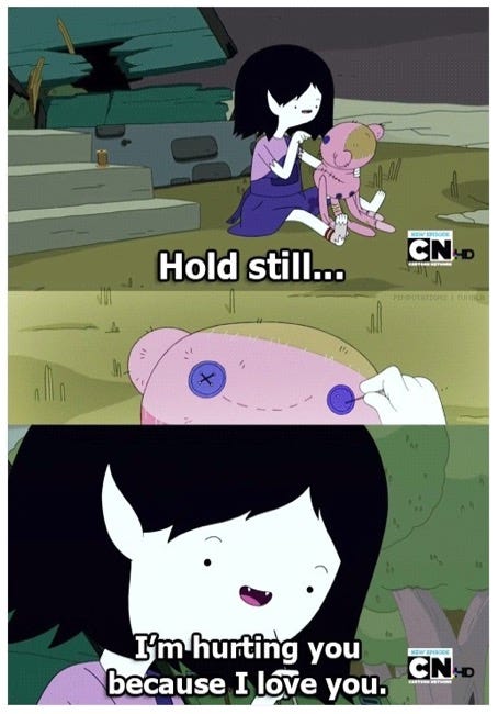 Cartoon a cartoon character sewing a stuffed animal

AI-generated content may be incorrect.