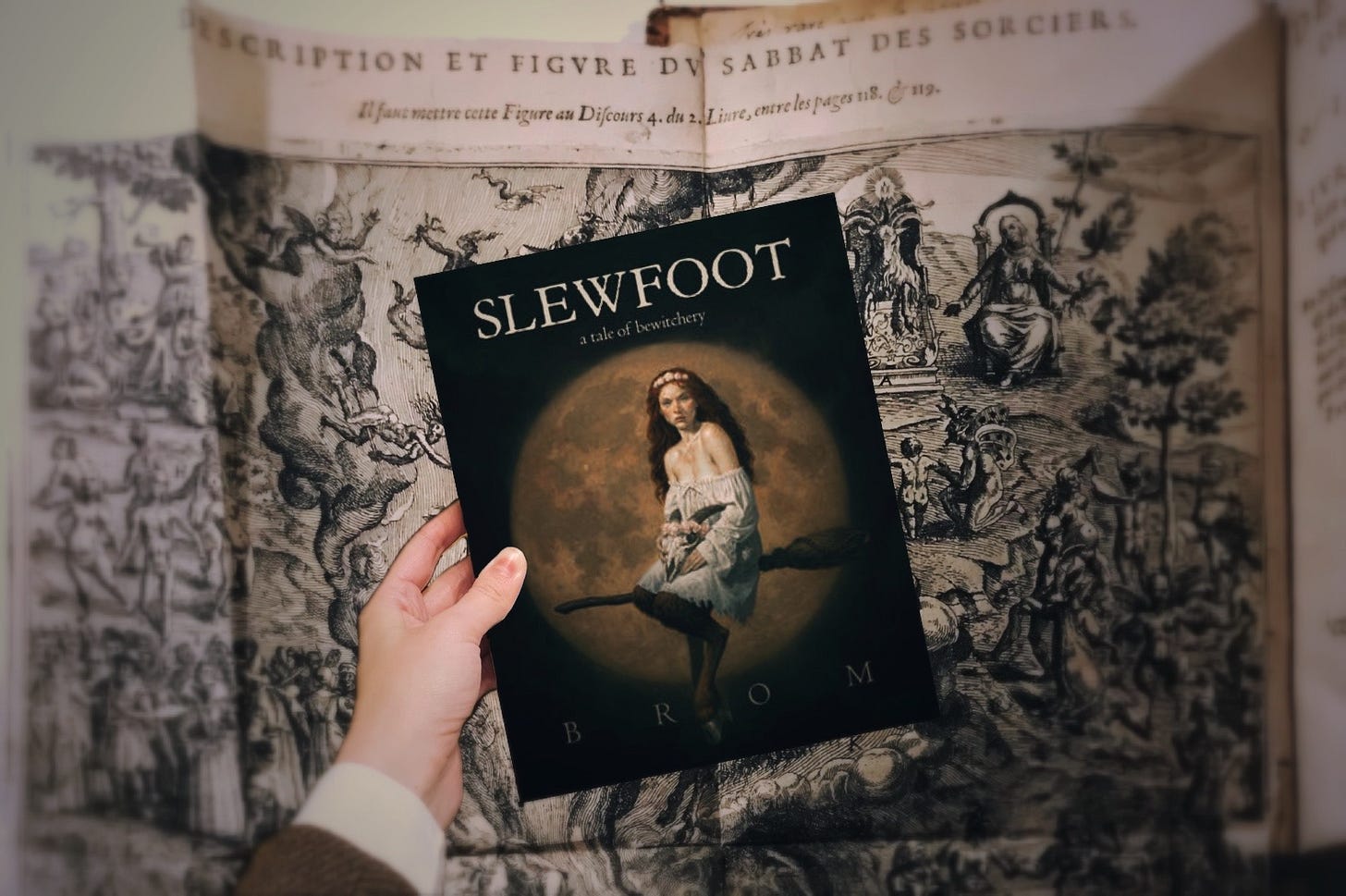 SLEWFOOT: a tale of bewitchery, by Brom (2021), image size:1456x969