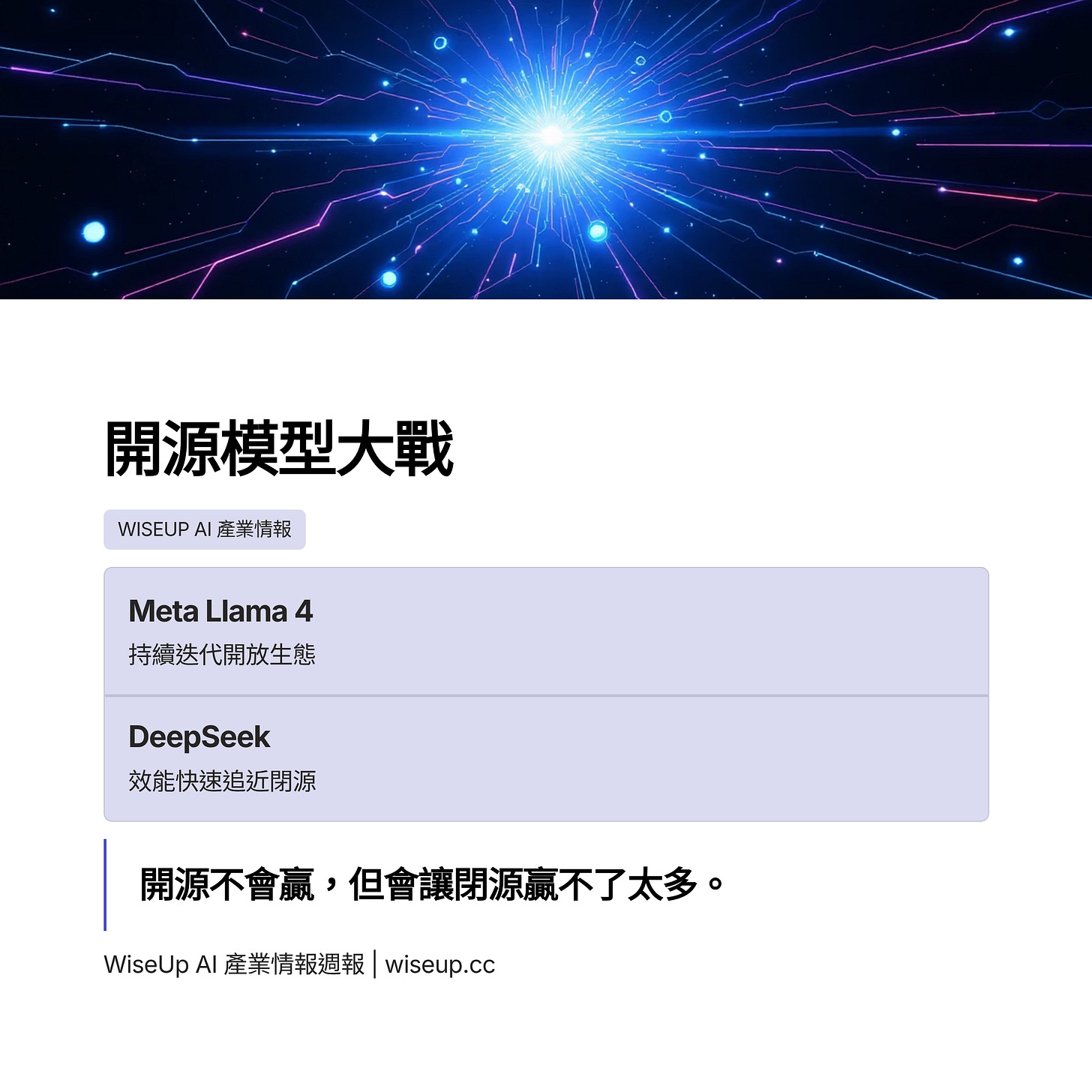開源模型大戰 視覺摘要 開源模型大戰 視覺摘要