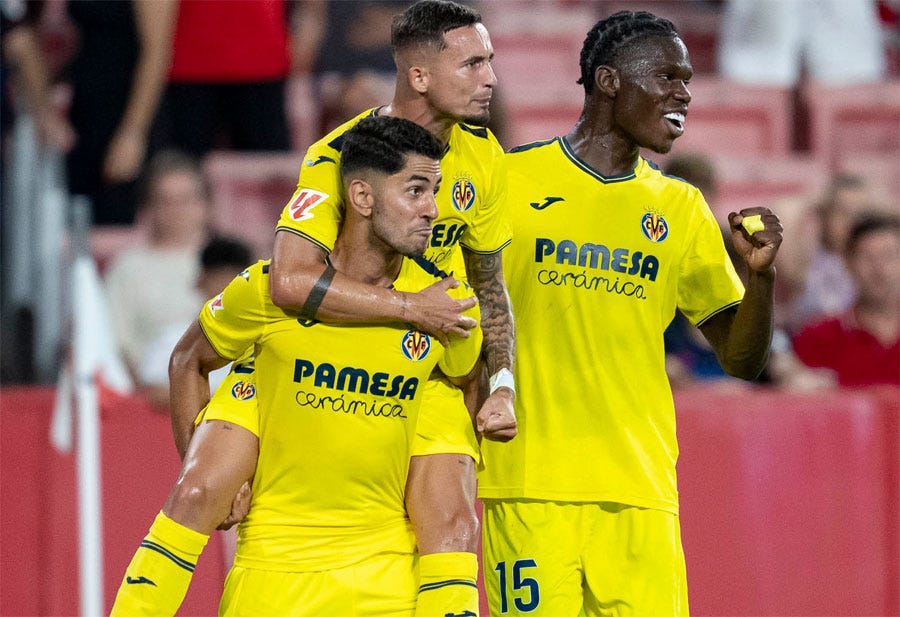 1-2. El Villarreal gana en el Sánchez-Pizjuán con un gol de Ayoze en el  alargue | Proceso Digital