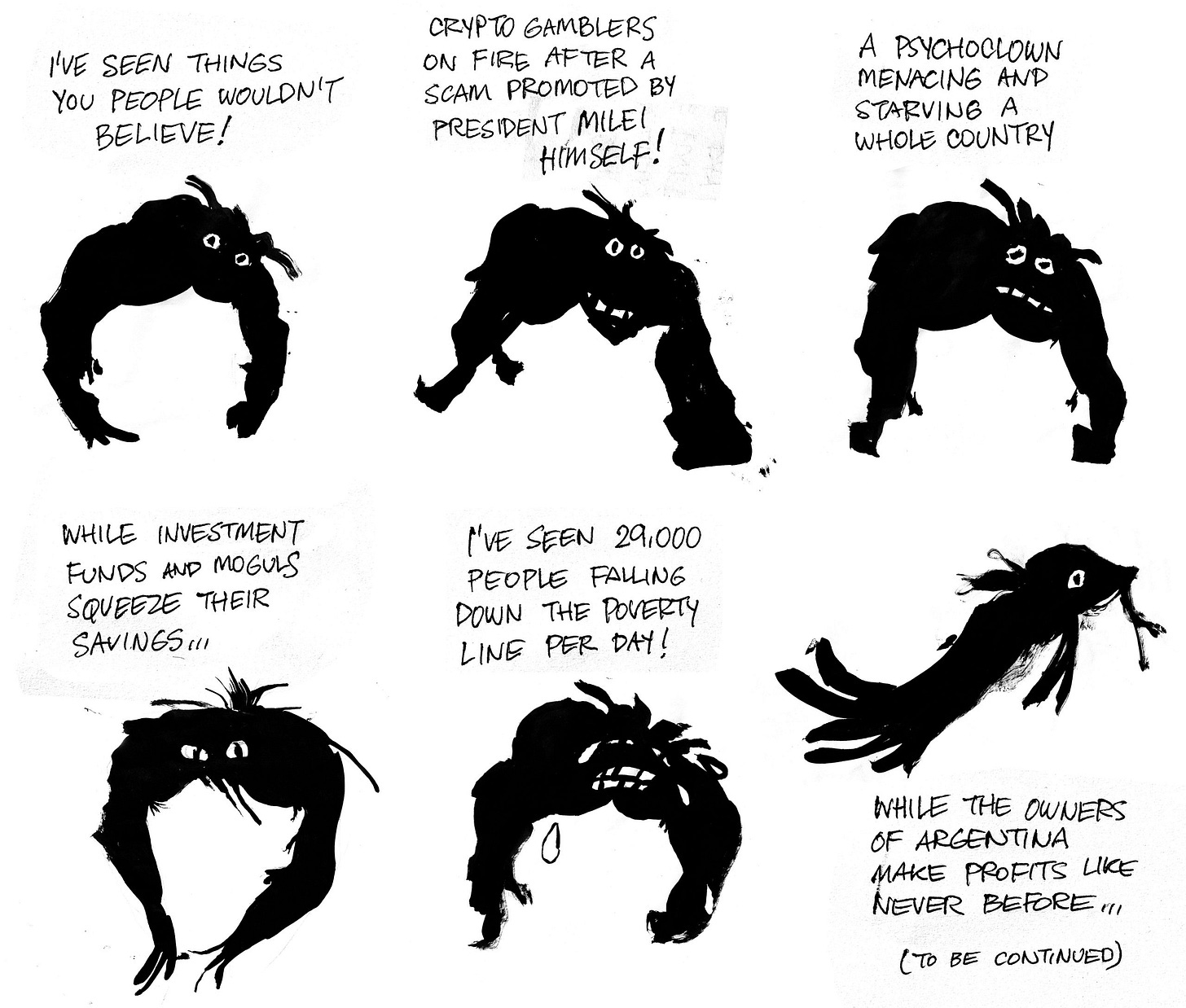 Federico Geller- Wig of Milei