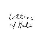 Letters of Note