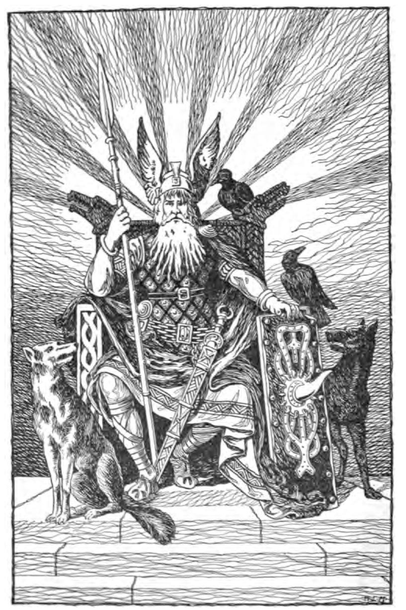 File:Odin, the Allfather by H. L. M.jpg - Wikimedia Commons