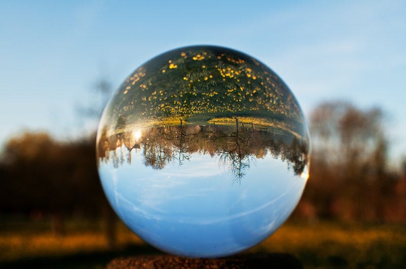 Frühling und die Welt steht auf dem Kopf Frühling und die Welt steht auf dem Kopf