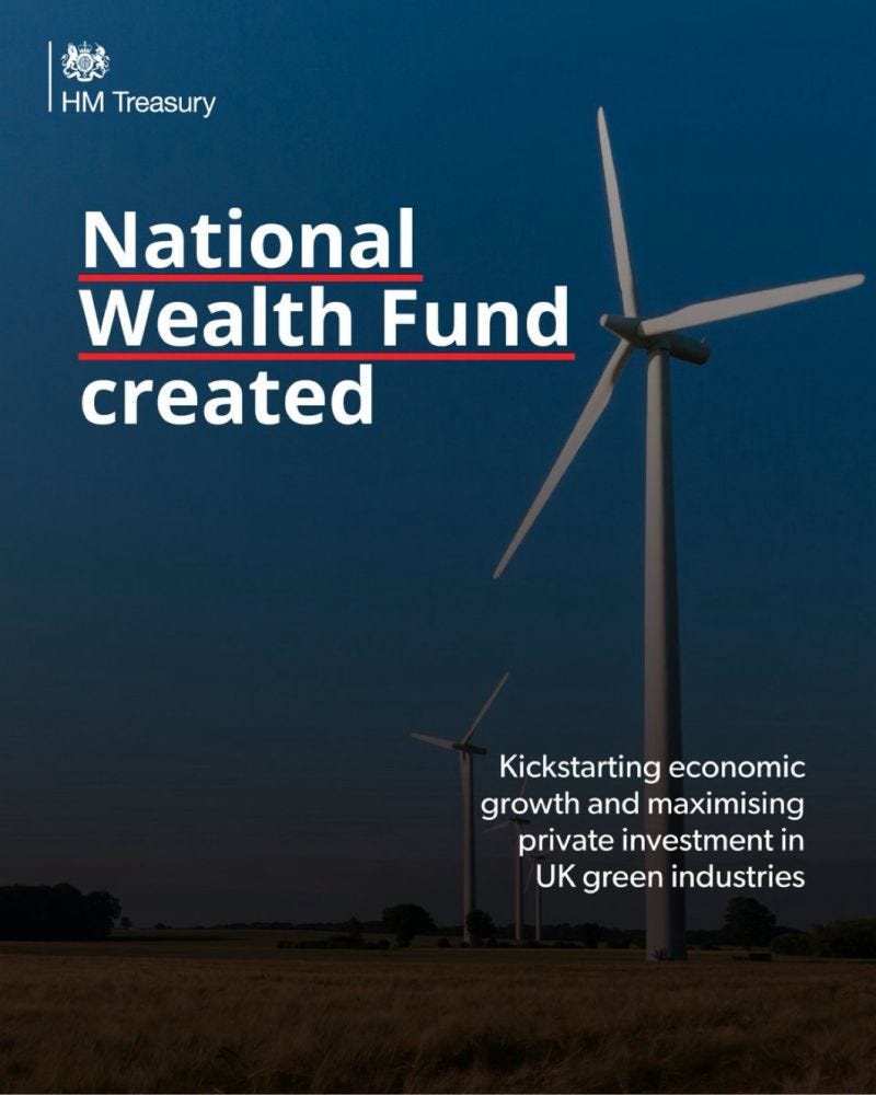 UK launches £7.3bn national wealth fund | Eddie Donmez posted on the topic  | LinkedIn