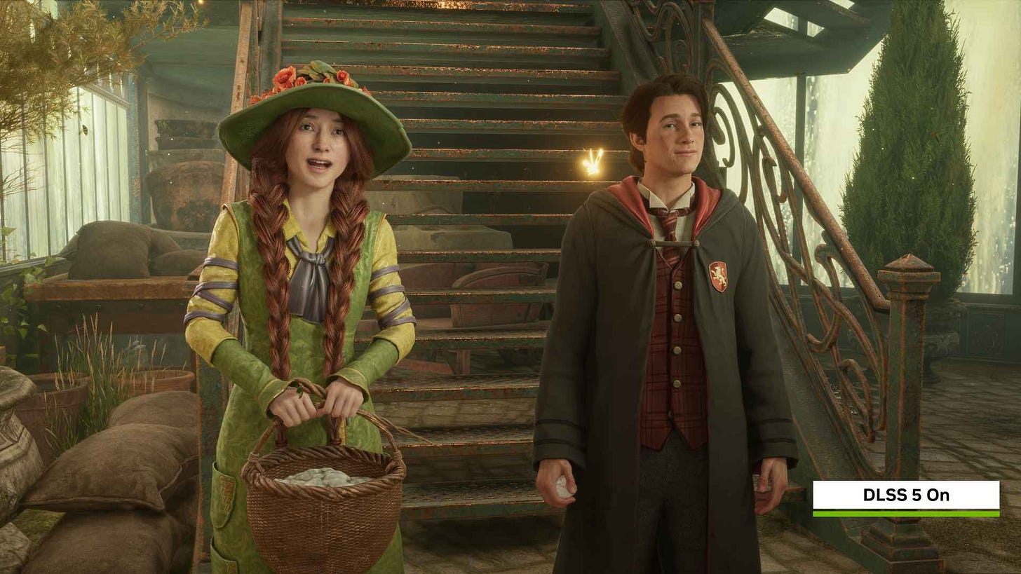Nvidia DLSS 5 Hogwarts Legacy Nvidia DLSS 5 Hogwarts Legacy