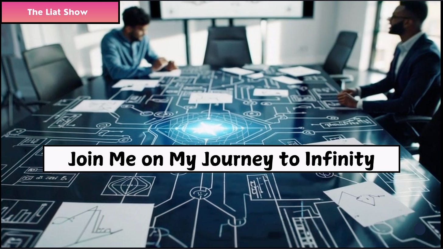 Business professionals collaborating around a futuristic digital blueprint table, symbolizing the early architecture phase of building new markets and creating product-market fit. Part of The Liat Show storytelling series about startups, strategy, and innovation.